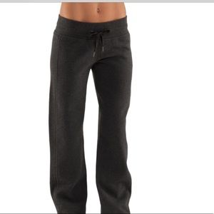 Lululemon heavyweight fleece pants, charcoal grey